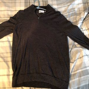 Calvin Klein Merino wool zip up